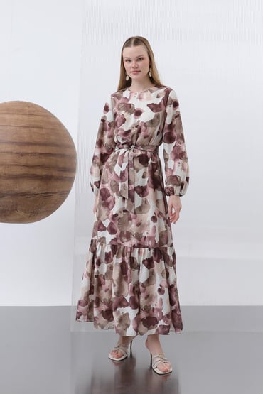 Rose Floral Design Dress