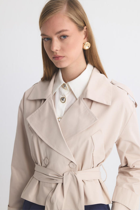 Melina Tie-Up Short Jacket