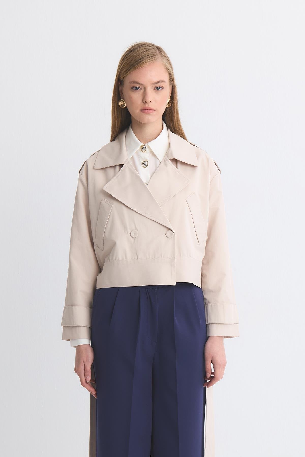 Melina Tie-Up Short Jacket